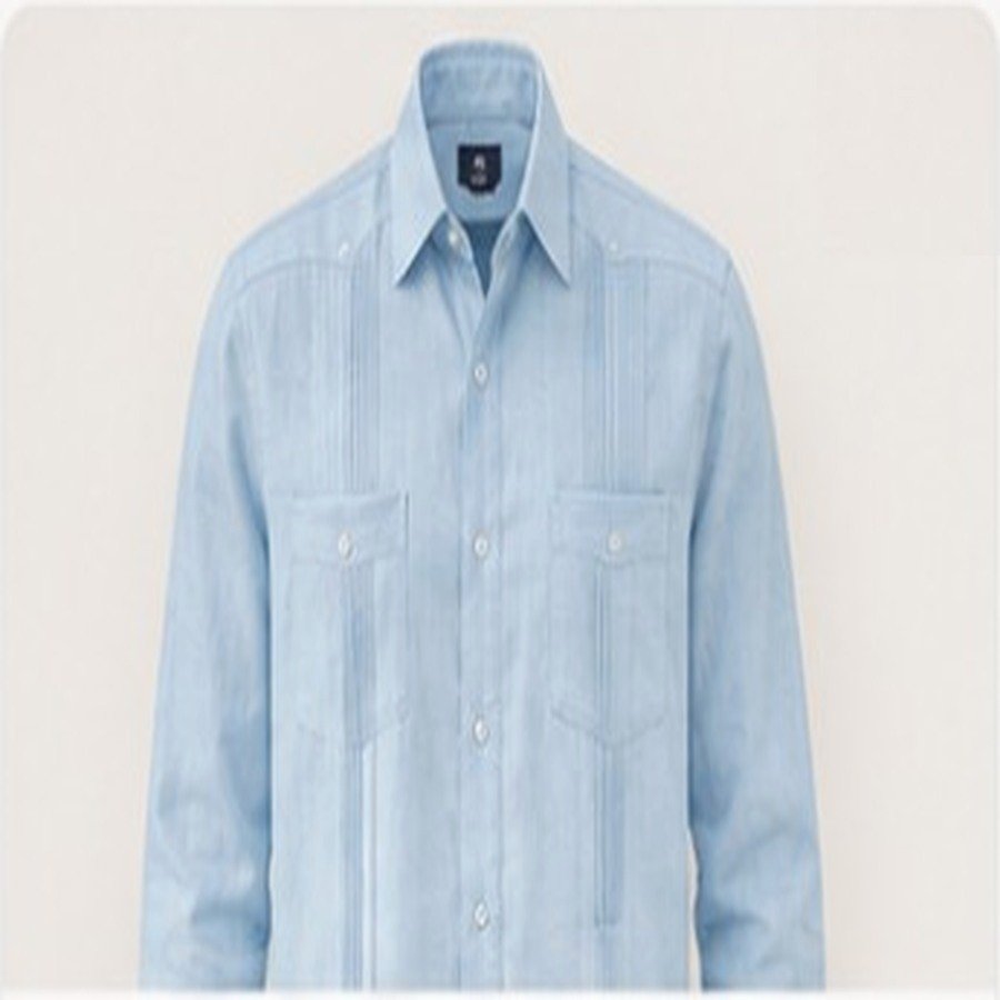 Camisa Caribe Azul
